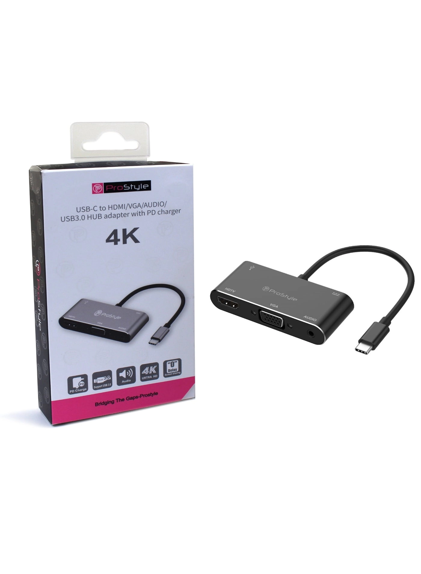 Prostyle USB-C Hub - 5-in-1 USB 3.0