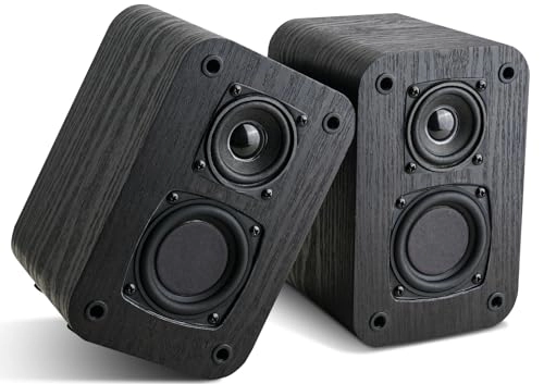 RIOWOIS Passive Bookshelf Speakers - 30W