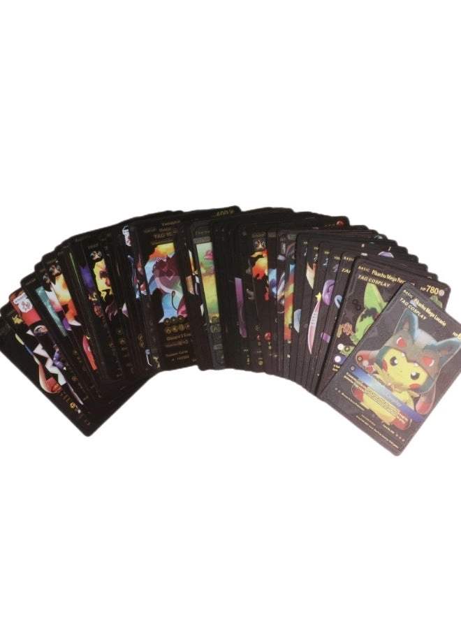 Assorted Cards Deck Box Set - Silver 55pcs