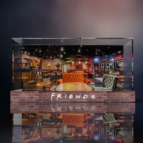 Lego 21319 Friends Central Park Cafe Acrylic Display Case - 35x25x15cm Transparent Dustproof