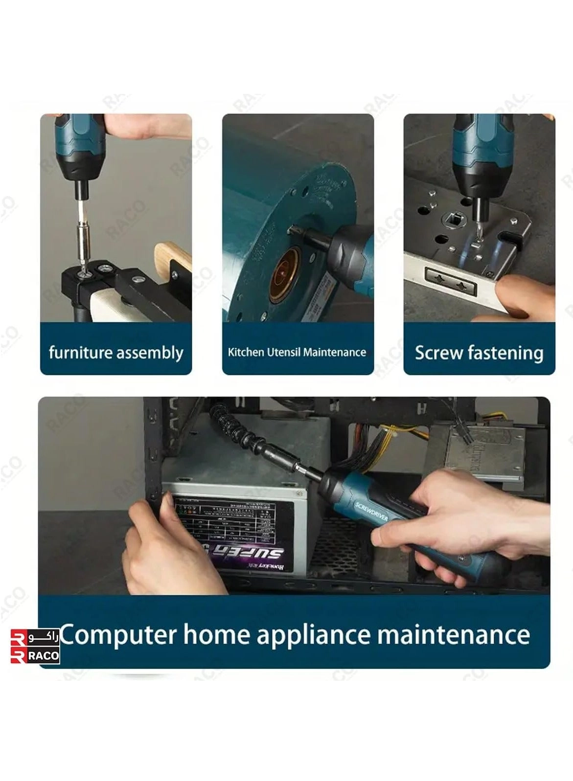 Flexible Electric Screwdriver - 1300mAh