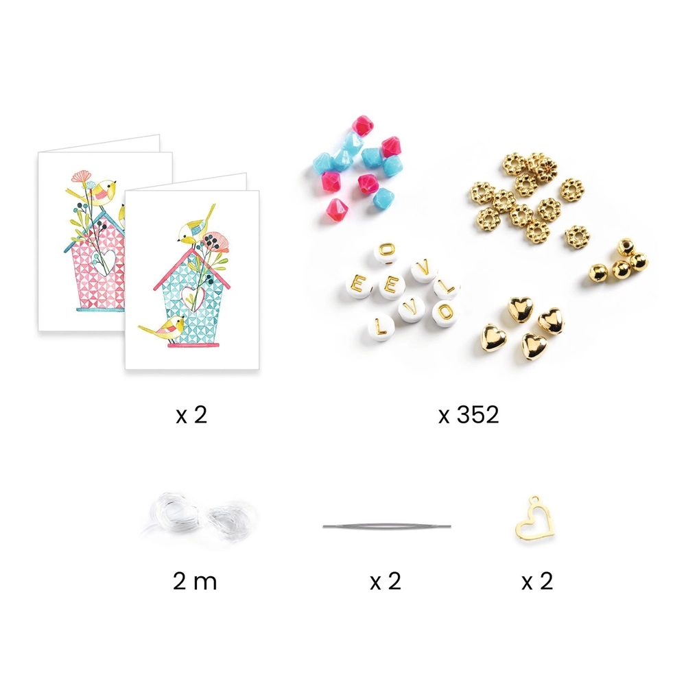 Duo Jewels - Letter Threading Craft Kit