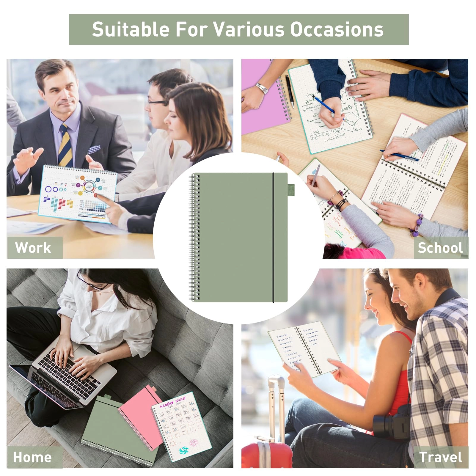 Notebook A4 Spiral - Lined 55 Sheets