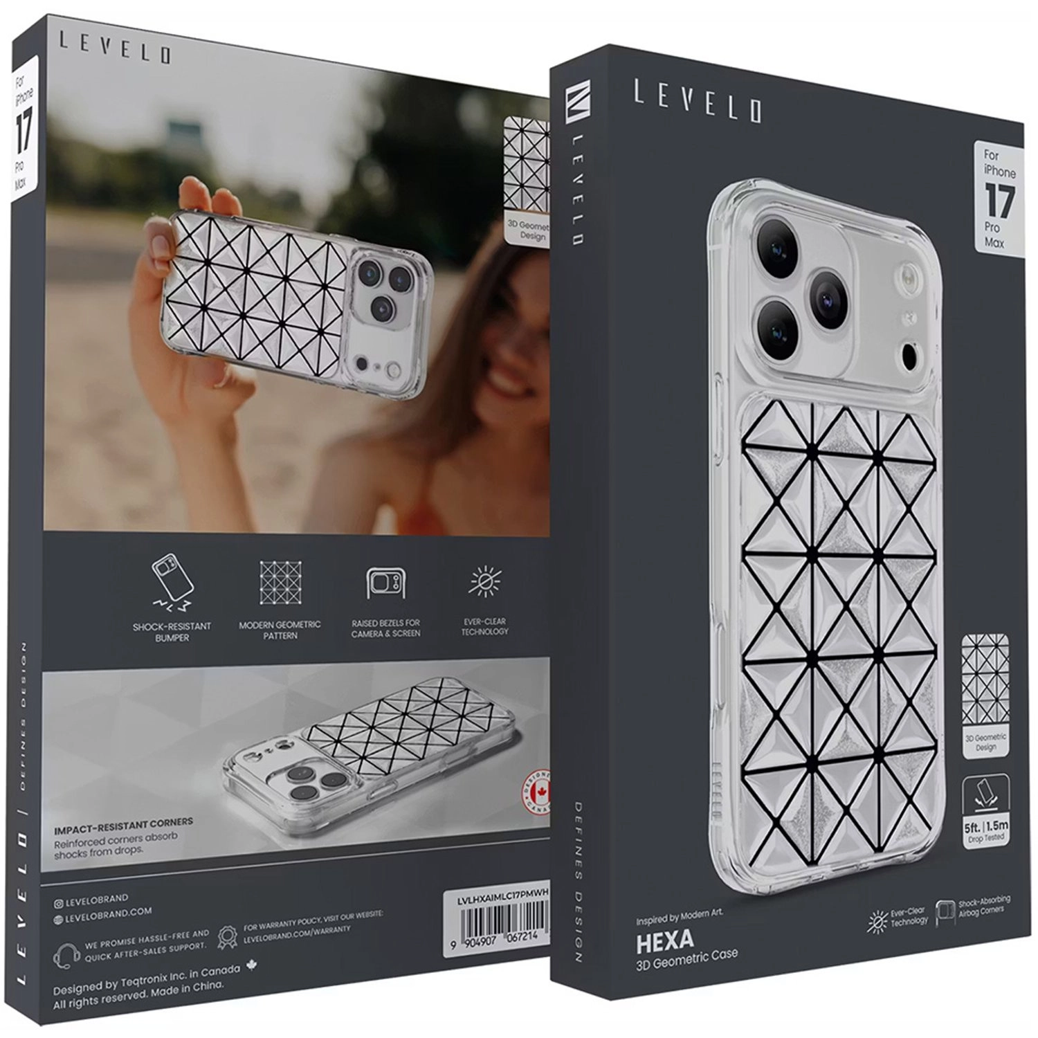 Hexa 3D IML Case for iPhone 17 Pro Max