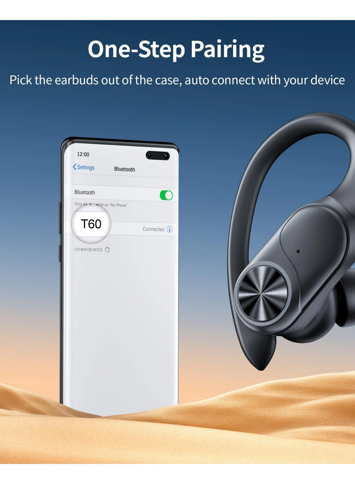 Bluetooth Headphones Wireless Earbud