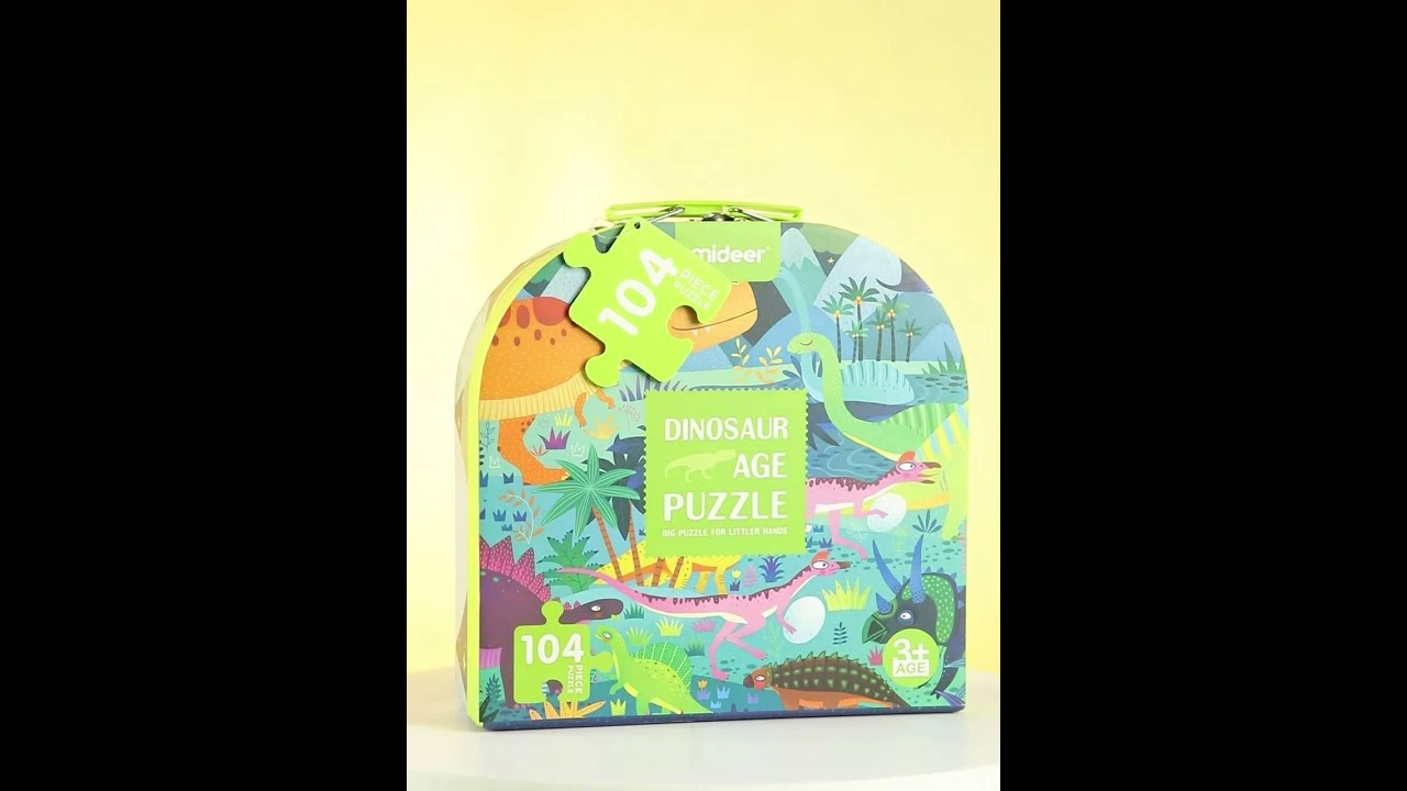 Dinosaur Age Puzzle - 3 years+ 104 pieces