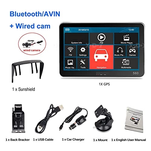 GPS Navigator for Trucks 15641563123 - 5 inch 8GB Russia Free Lifetime Map Updates