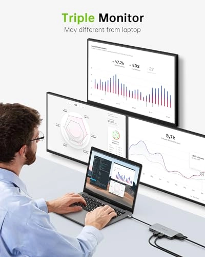 11 in 1 USB-C Docking Station - USB 3.0 4K@30Hz