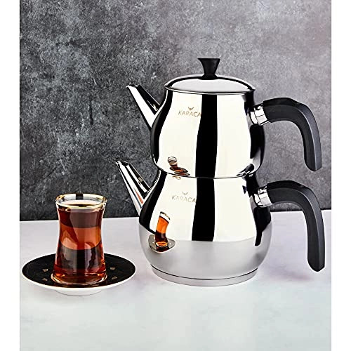 Layla Teapot Set - 18/10 stainless steel 1 Litre