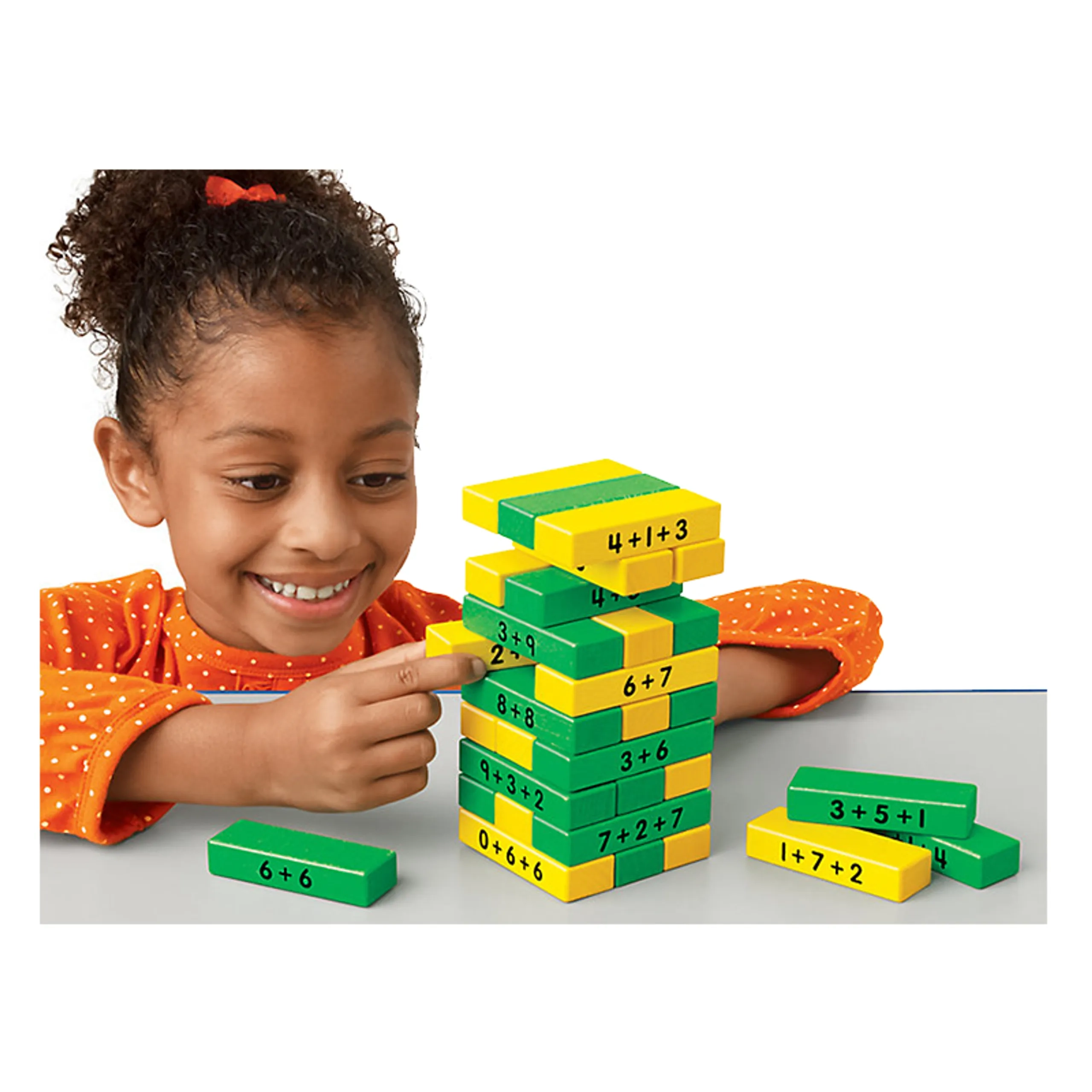 Lakeshore Tower of Math Addition Game - Suitable for 5 years & above 48 pieces