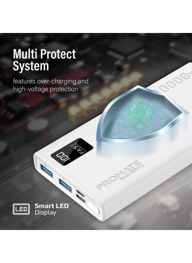Bolt-10Pro - 10000mAh Fast charging Dual USB-A USB-C