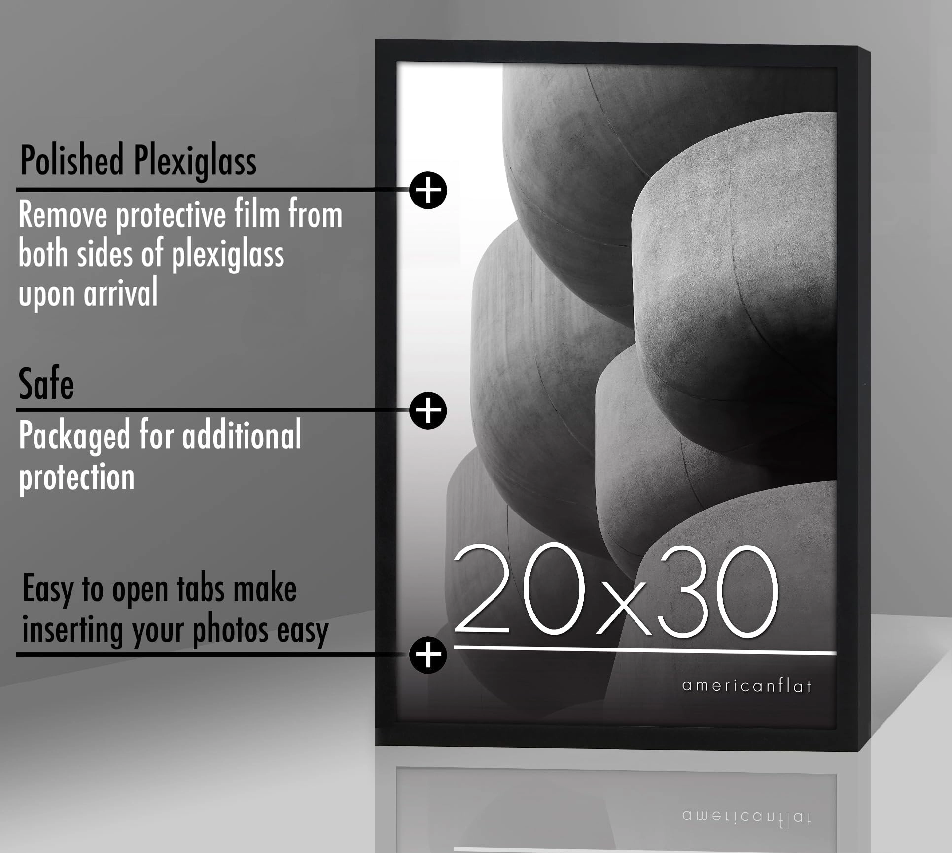 LX2030BLK - 20x30 1.0 Count