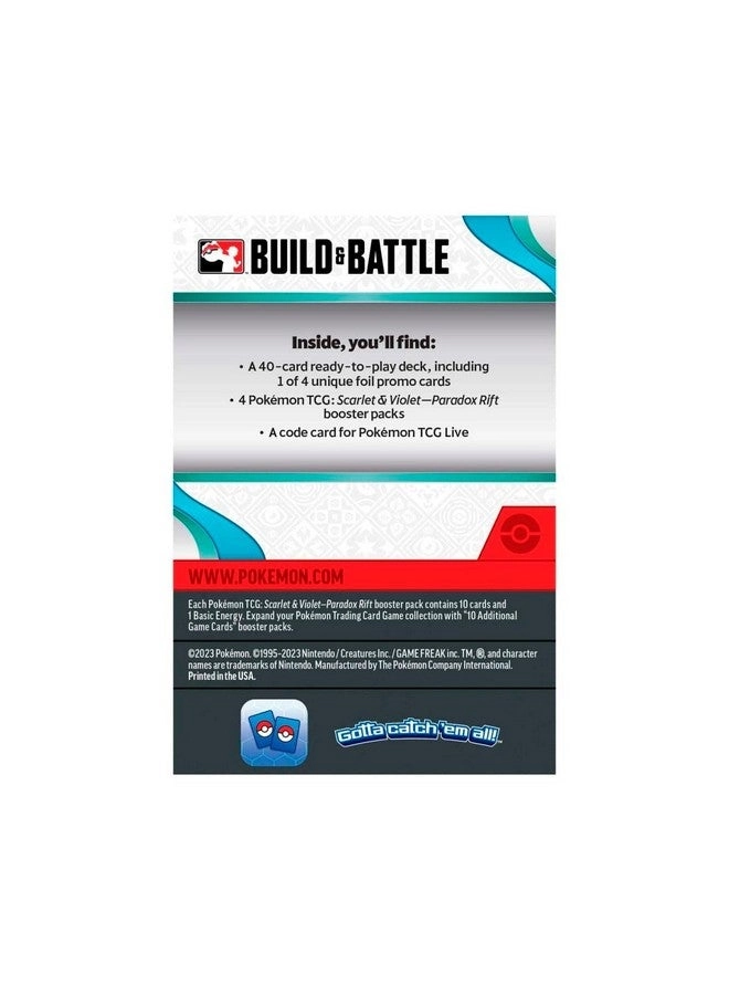 Scarlet & Violet 4: Paradox Rift Booster Build & Battle Box