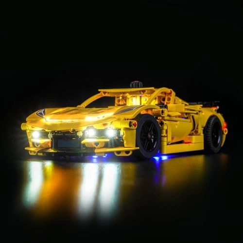 LED Light Set for LEGO Chevrolet Corvette Stingray 42205 - Copper Line