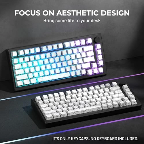 XVX Shine Through Keycaps - Side Print PBT 131 Keys