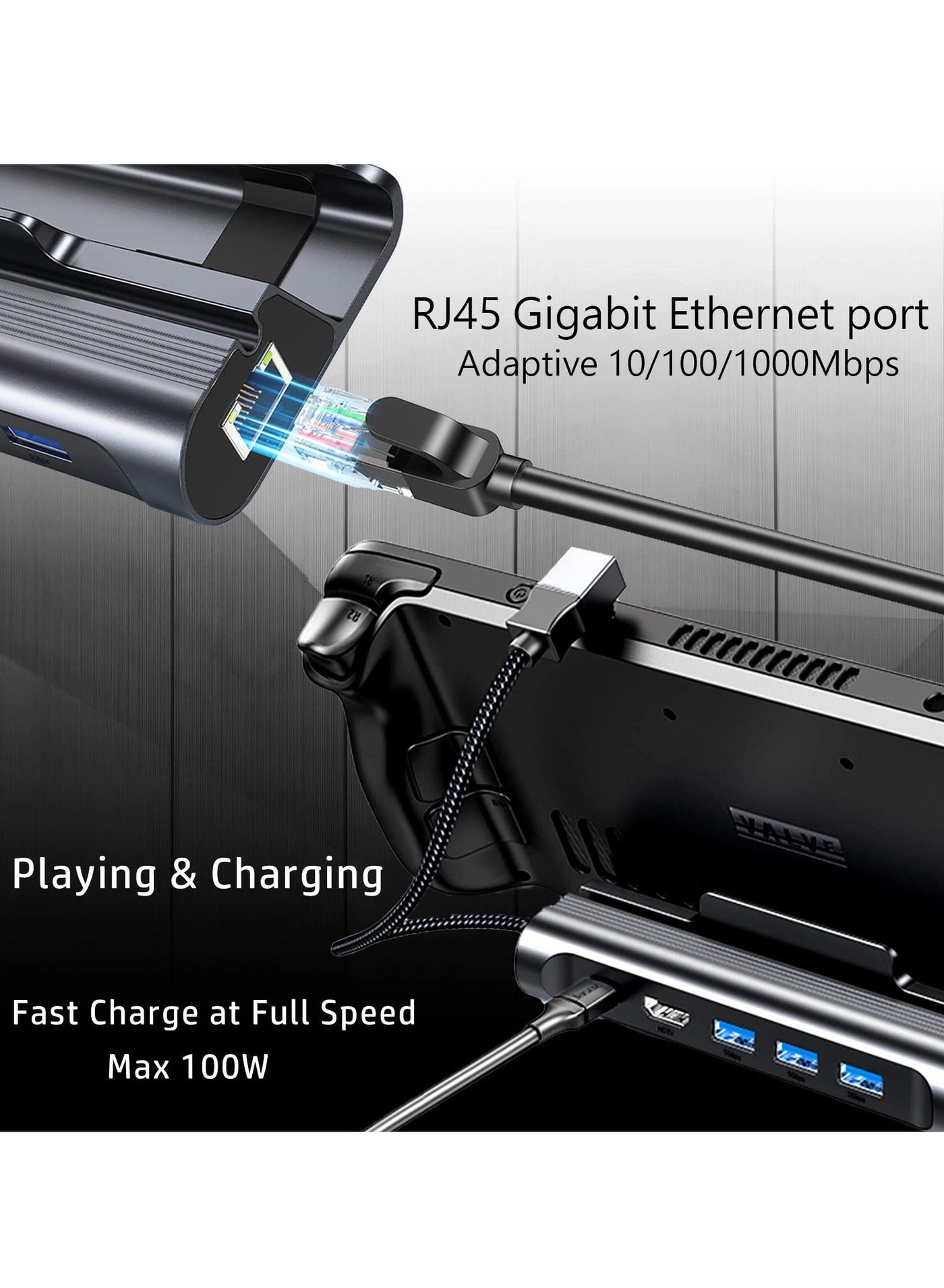 6-in-1 Docking Station - Steam Deck/ROG Ally