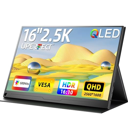 UPERFECT 2.5K QLED Portable Monitor - 2560x1600 16"