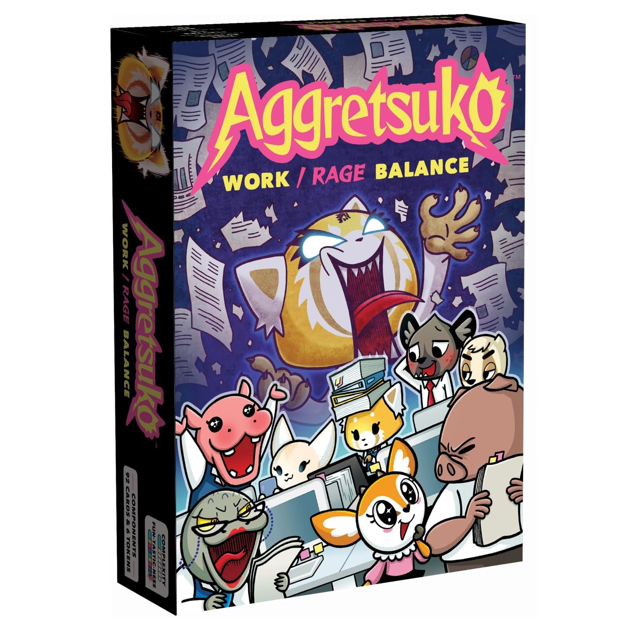 Renegade Game Studios Aggretsuko: Work Rage Balance - Card Game
