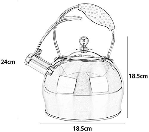 Stovetop Induction Whistling Kettle - 5L