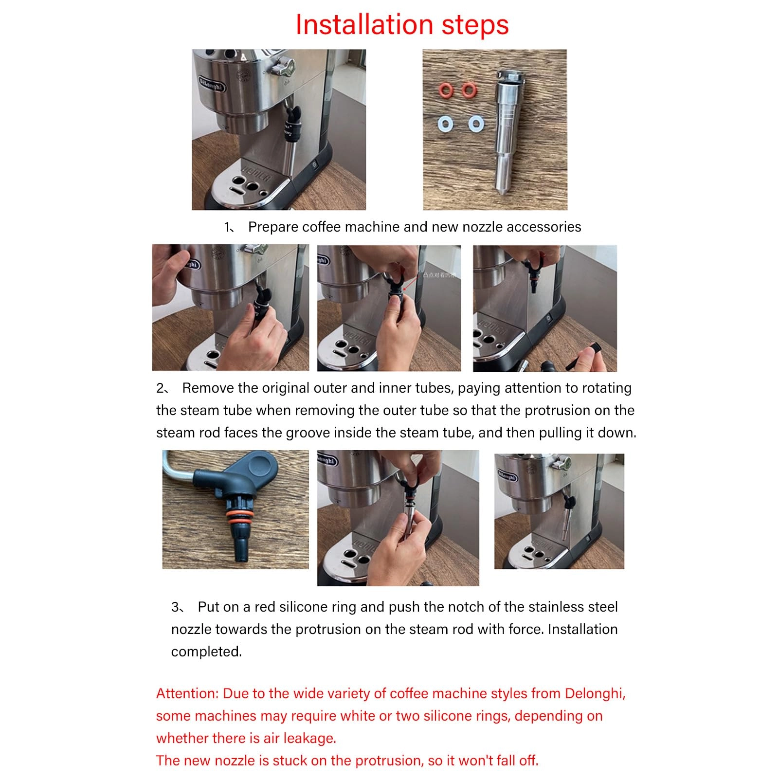 Coffee Machine Steam Nozzle