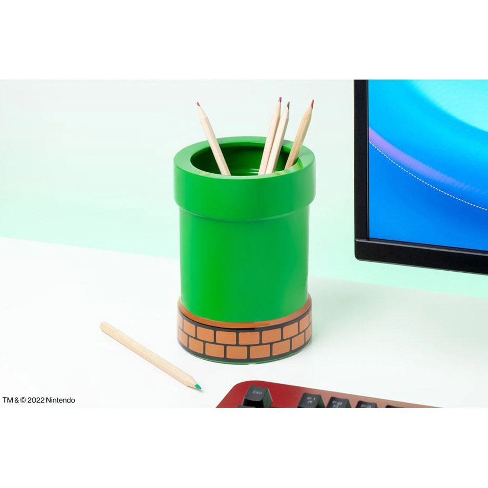 Pipe Plant and Pen Pot - Super Mario