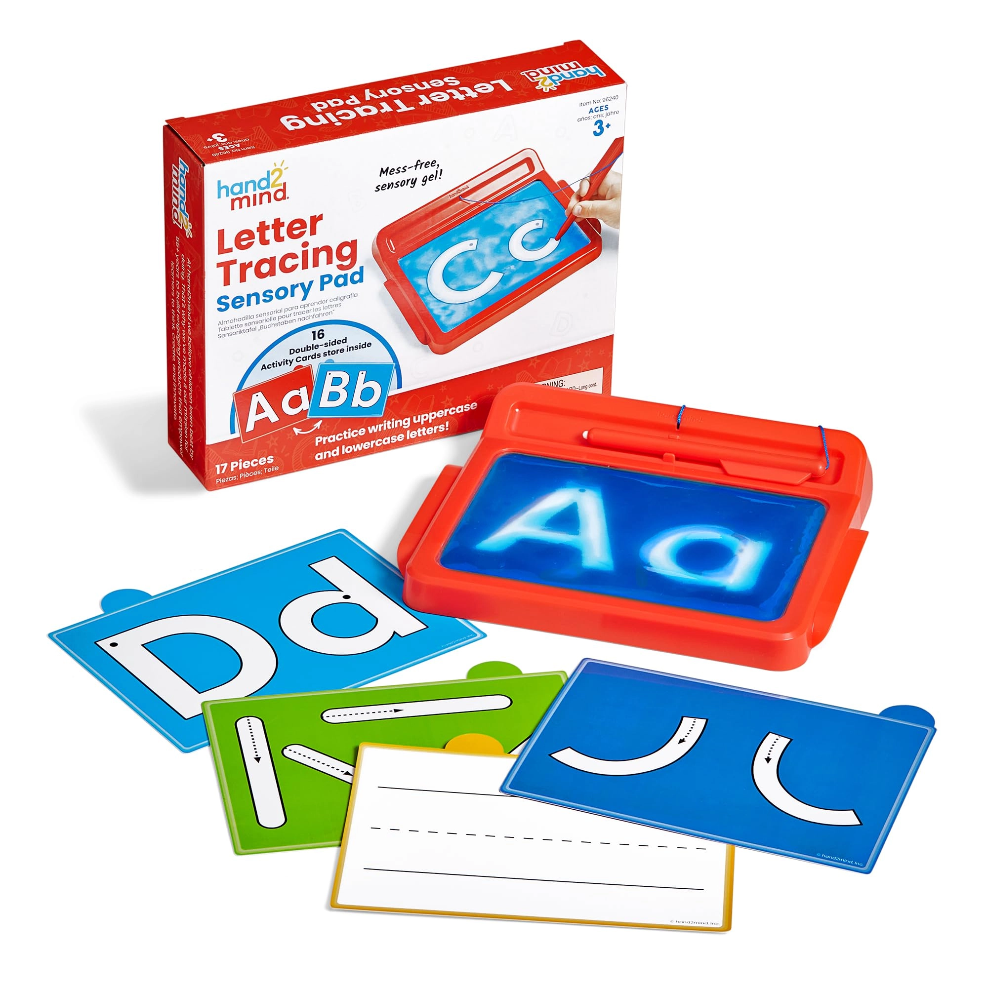 hand2mind Letter Tracing Sensory Pad - 3-5