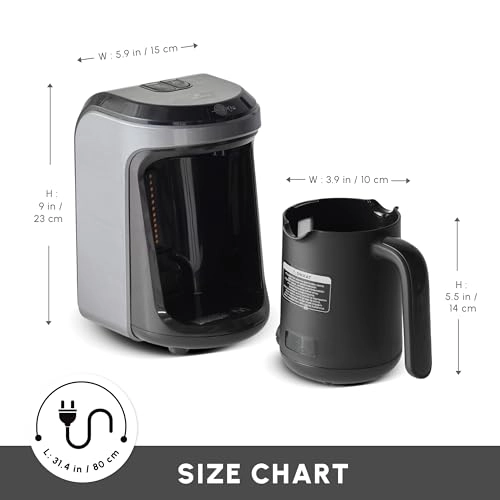 Hatır Köz - 300ml 5 Cups Automatic Shut-Off