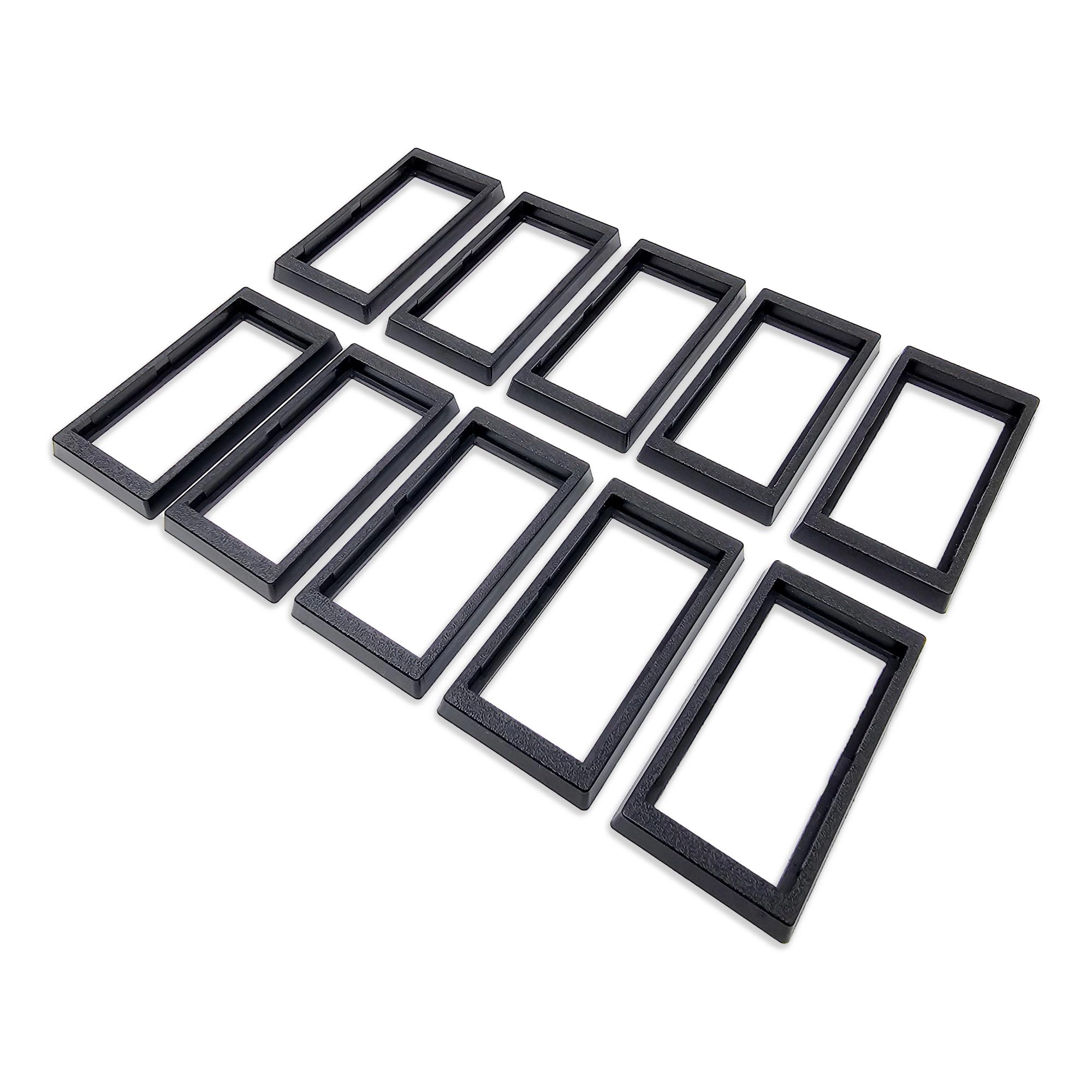 Rectangle Bases Size Converters - 100 pcs