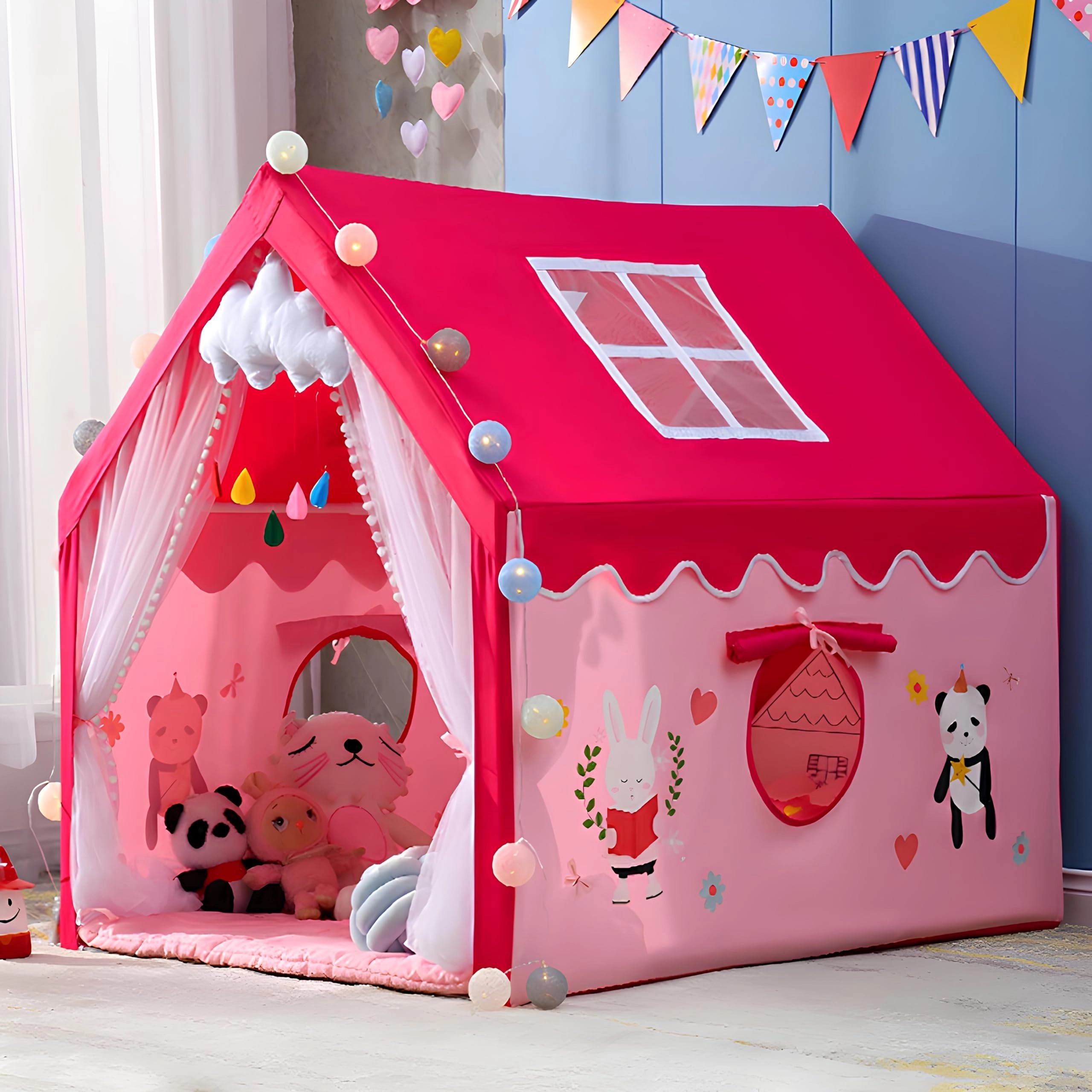 SANGANI, SANGANI Play Tent - Medium Plan Yellow