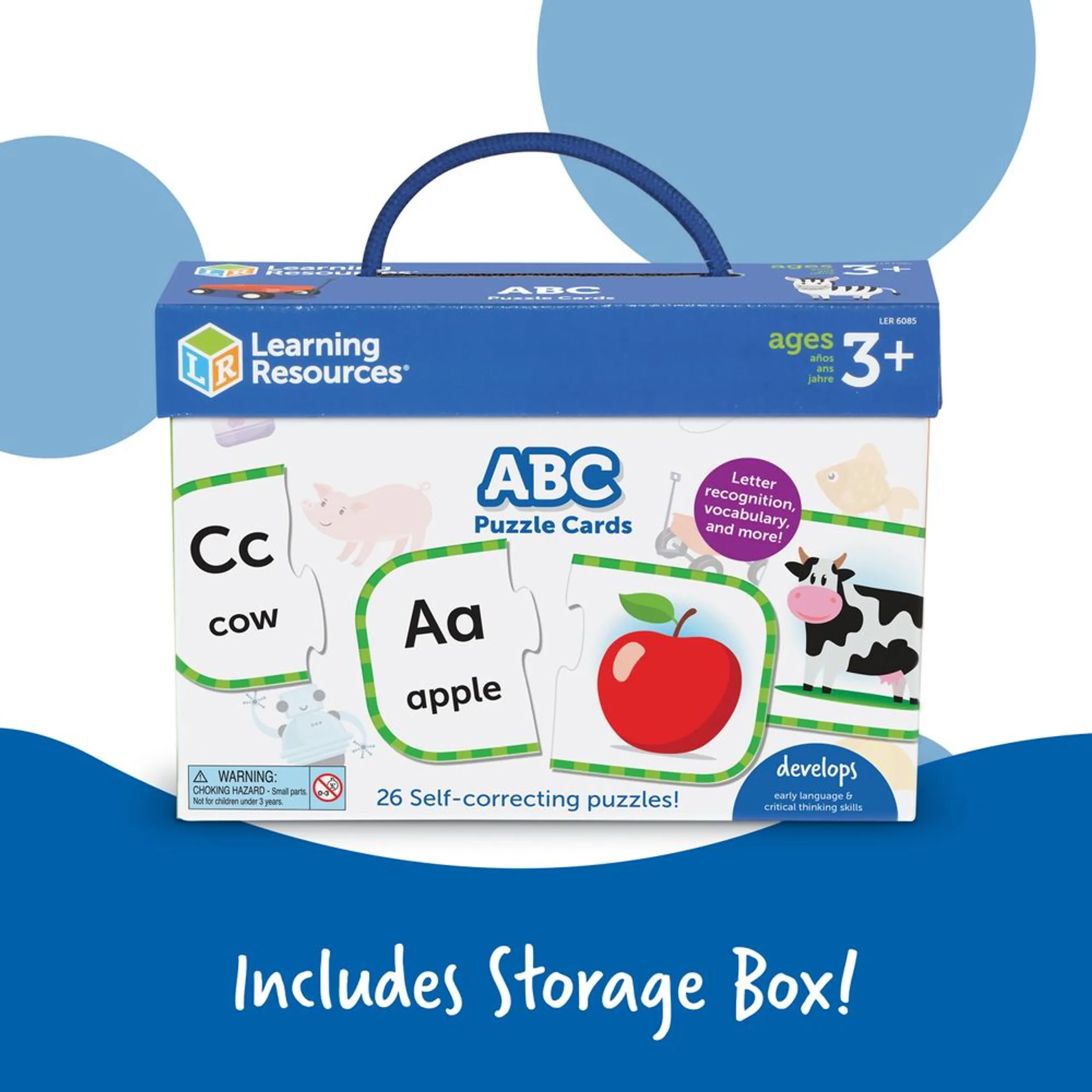 Upper And Lowercase Alphabet Puzzle Cards - Suitable for 4 years and above 26 pieces