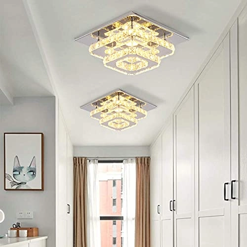 Crystal LED Ceiling Light - Cool White