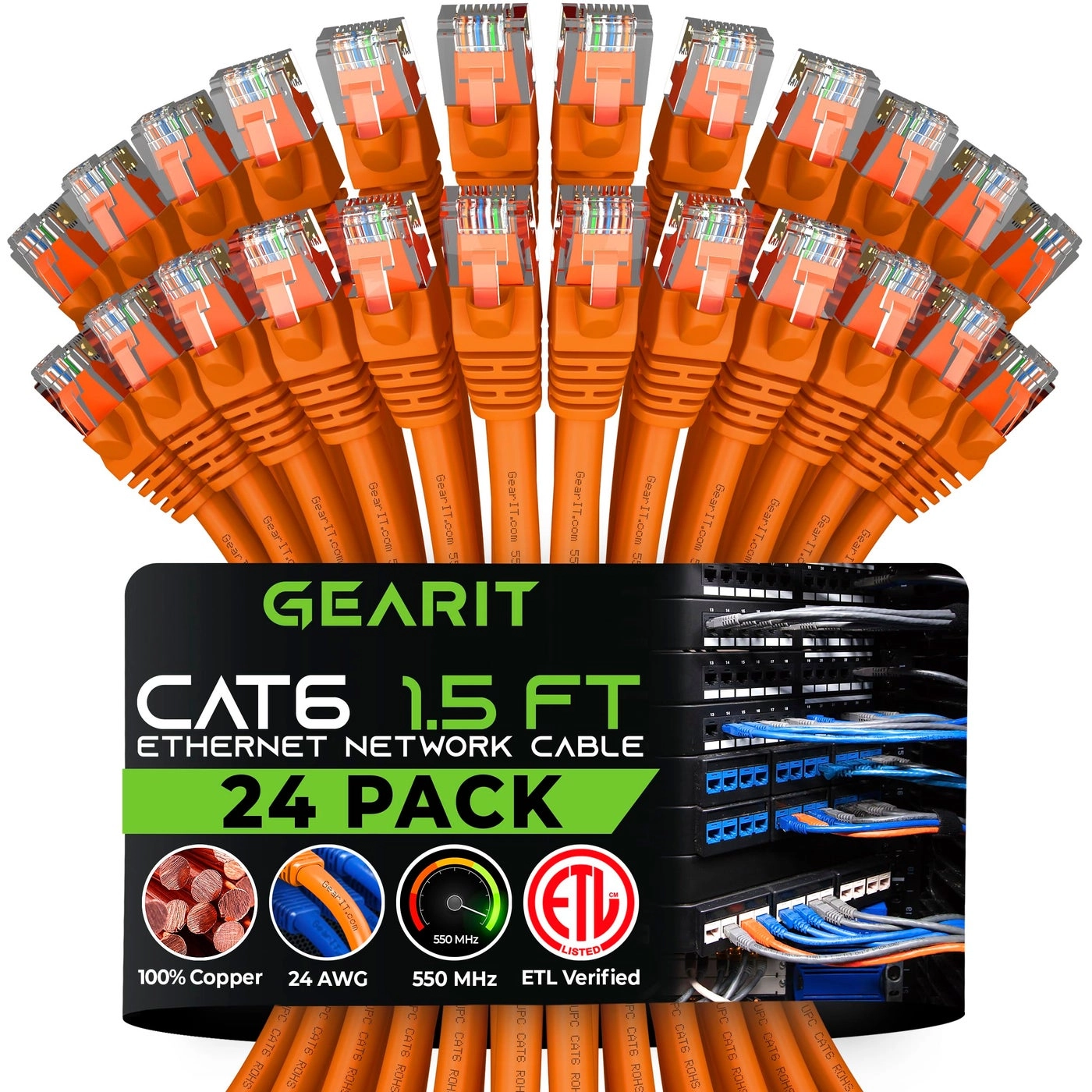 Cat 6 Ethernet Cable - 1.5 Feet