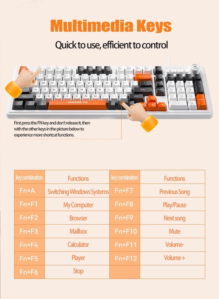 Computer keyboard - EN Wired