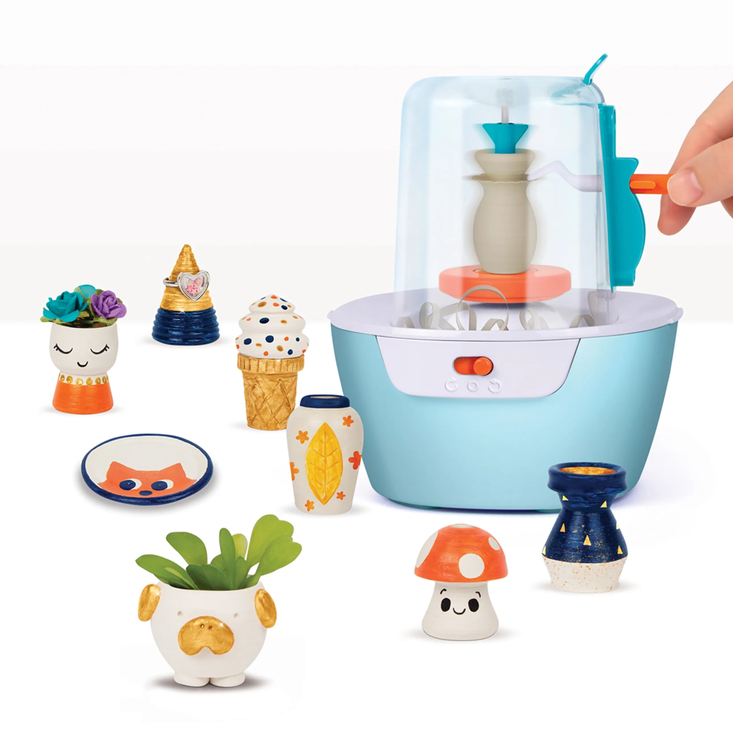 Mini Pottery Studio - air-dry clay 400g 26pcs.