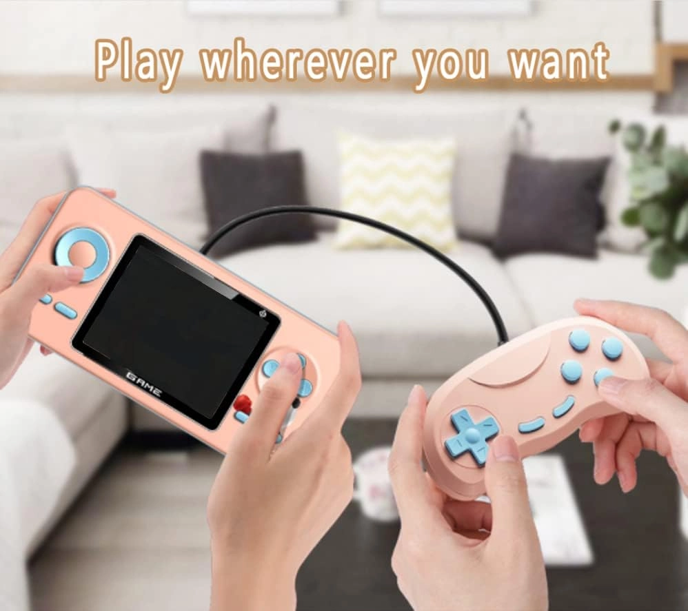 Mini Handheld Video Game Console - 500 Classic Built-in Games Rechargeable