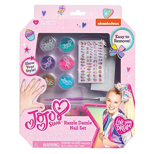 Razzle Dazzle Nail Art Decorating Kit - Multi-color Ages 6+