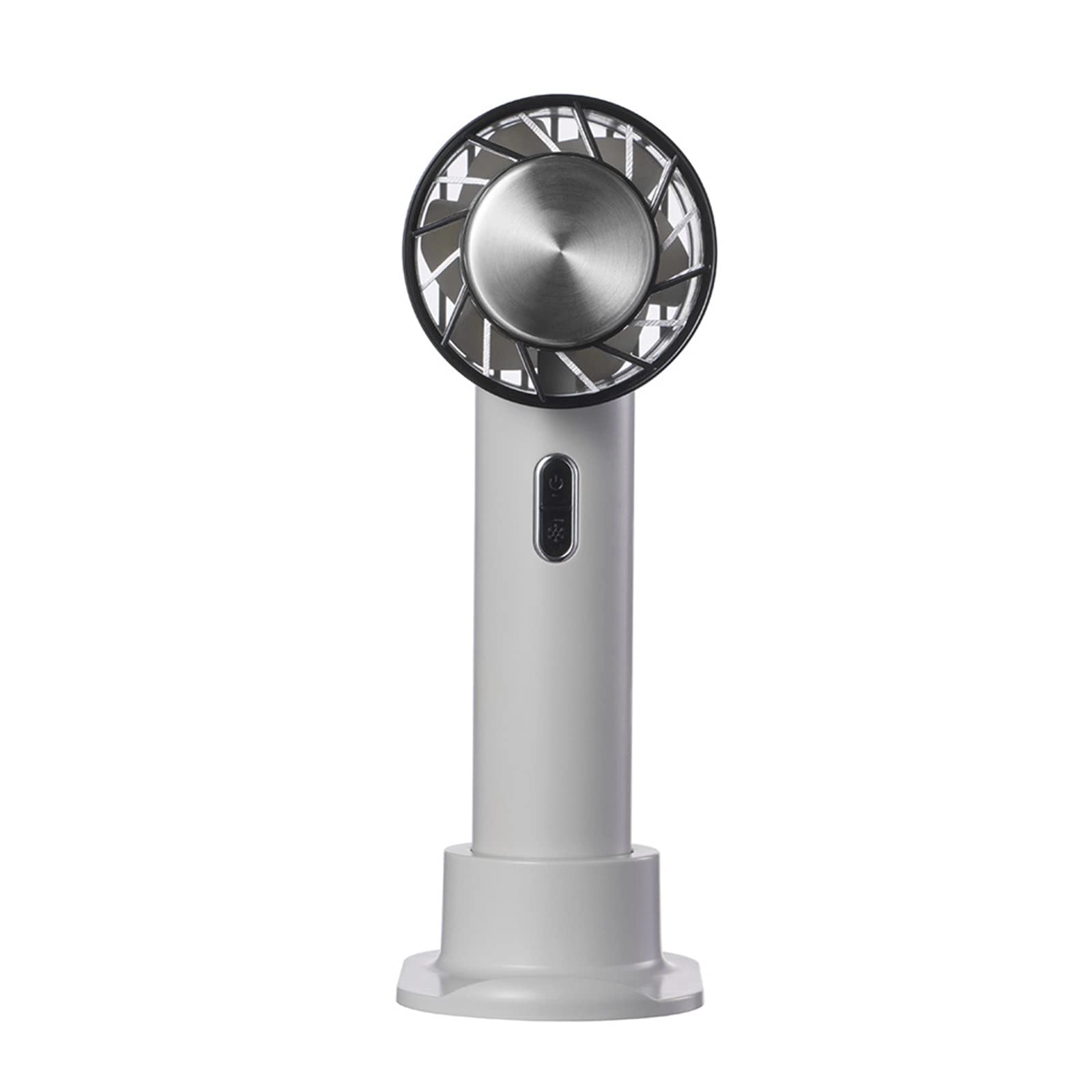 Hanging neck fan - rechargeable portable White