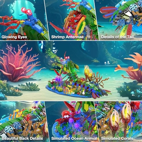 Mechanical Mantis Shrimp - 1843pcs