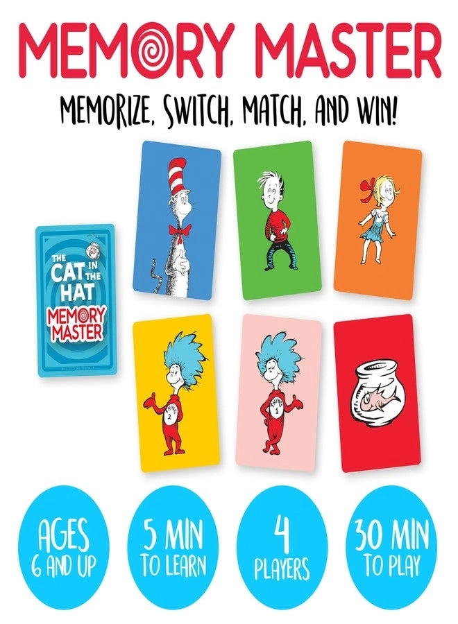 Cat in The Hat Memory Master - Card Game