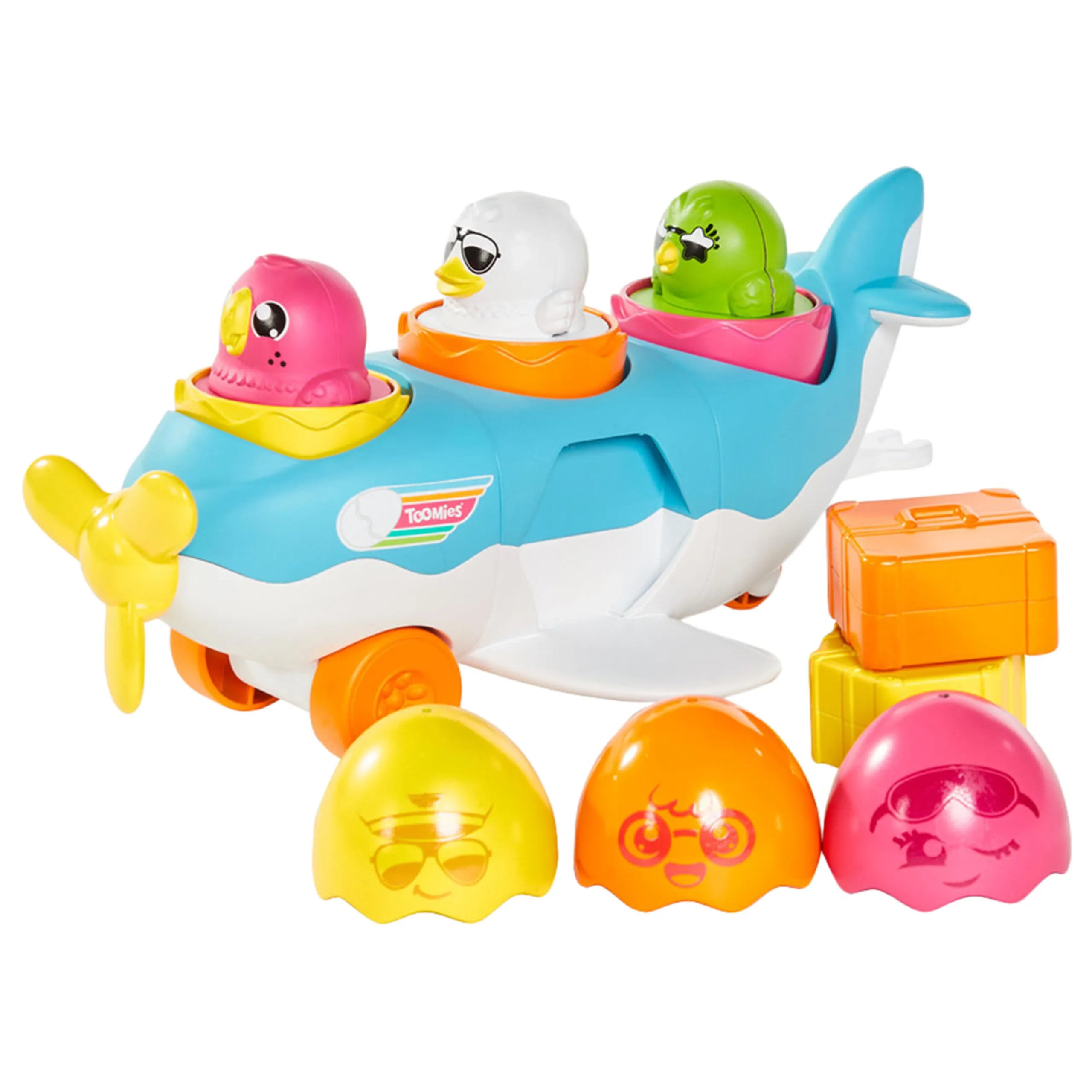 Tomy Toomies Load & Go Plane - Parrot Duck Budgie