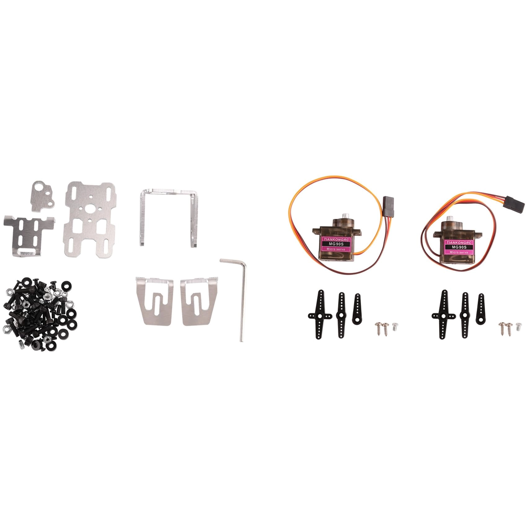 BOFRHME Gimbal Bracket - DC 4.8-5V 2 Pieces 9G