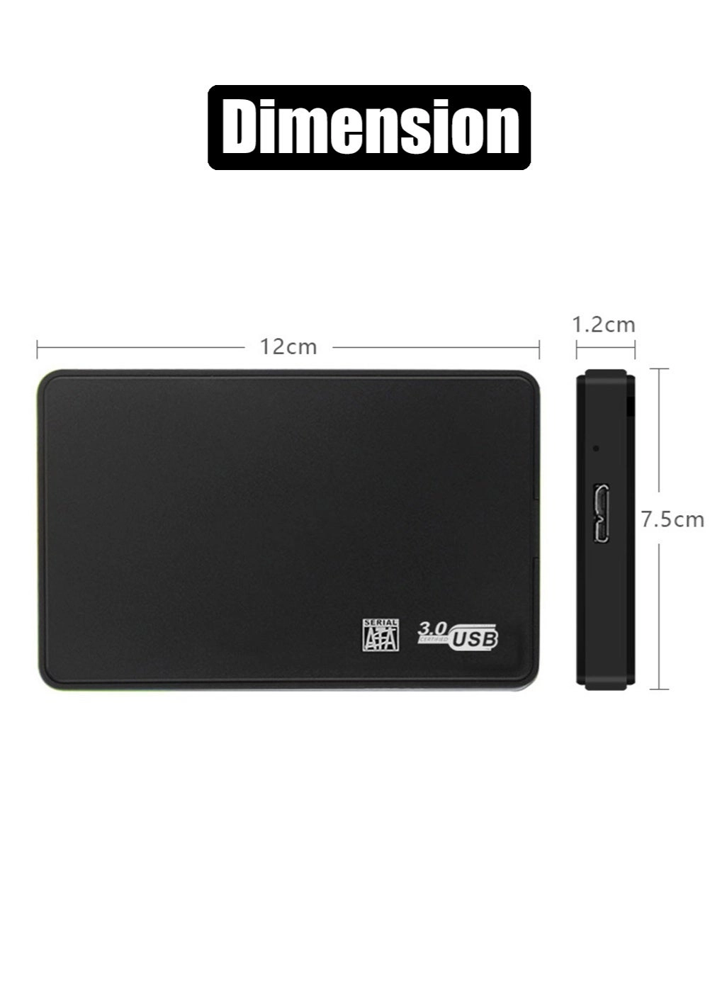 2.5 inch SATA USB 3.0 Hard Drive Enclosure