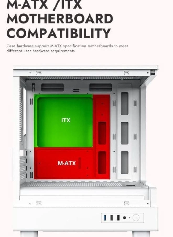 DB330M - Tempered Glass Side Panel Mid Tower