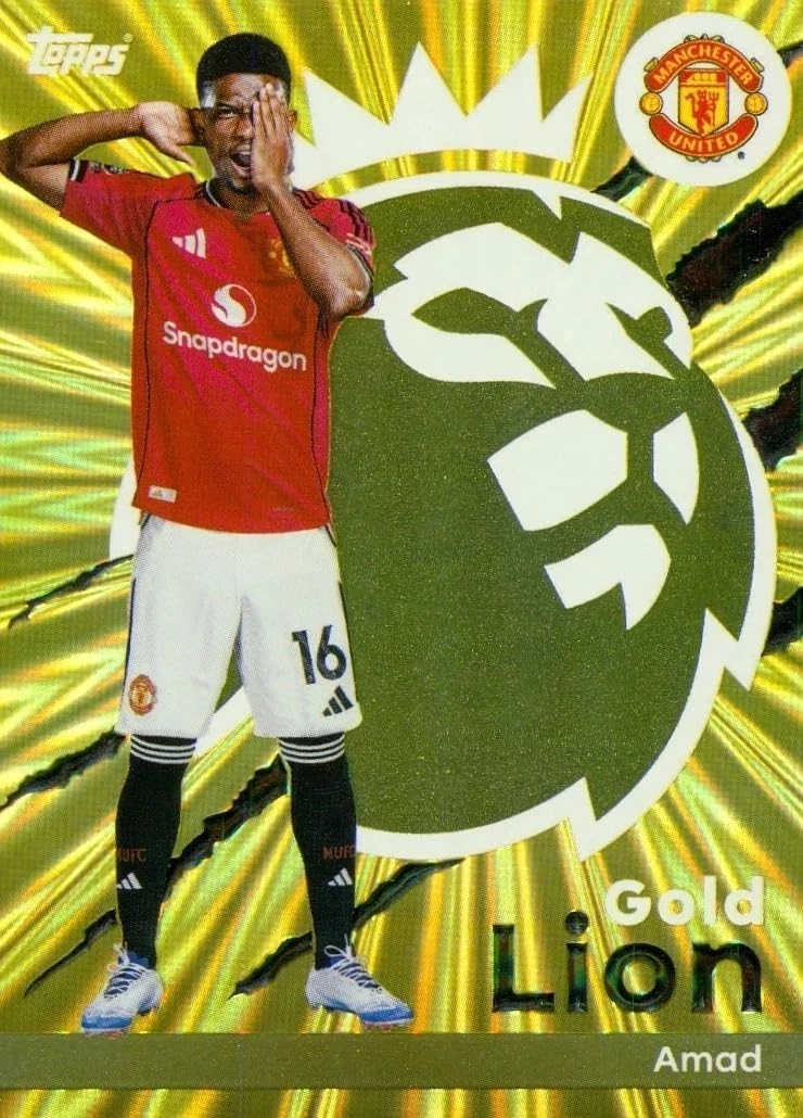 Topps Premier League 2026 Amad Gold Lion