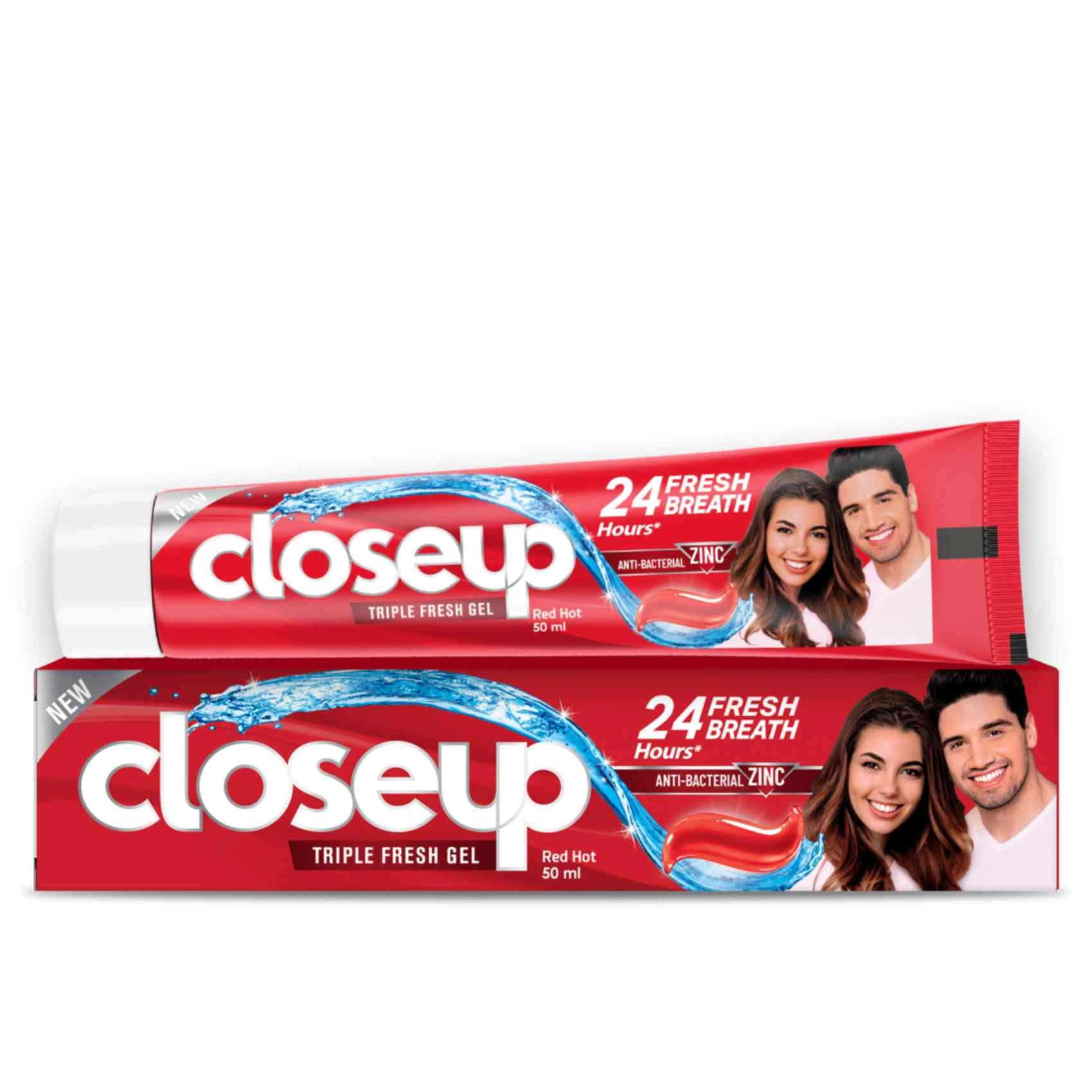 closeup Triple Fresh Gel Red Hot Toothpaste 50ml