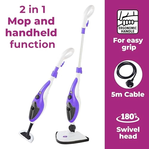 10 in 1 Hot Steam Mop Cleaner - 450 Milliliters
