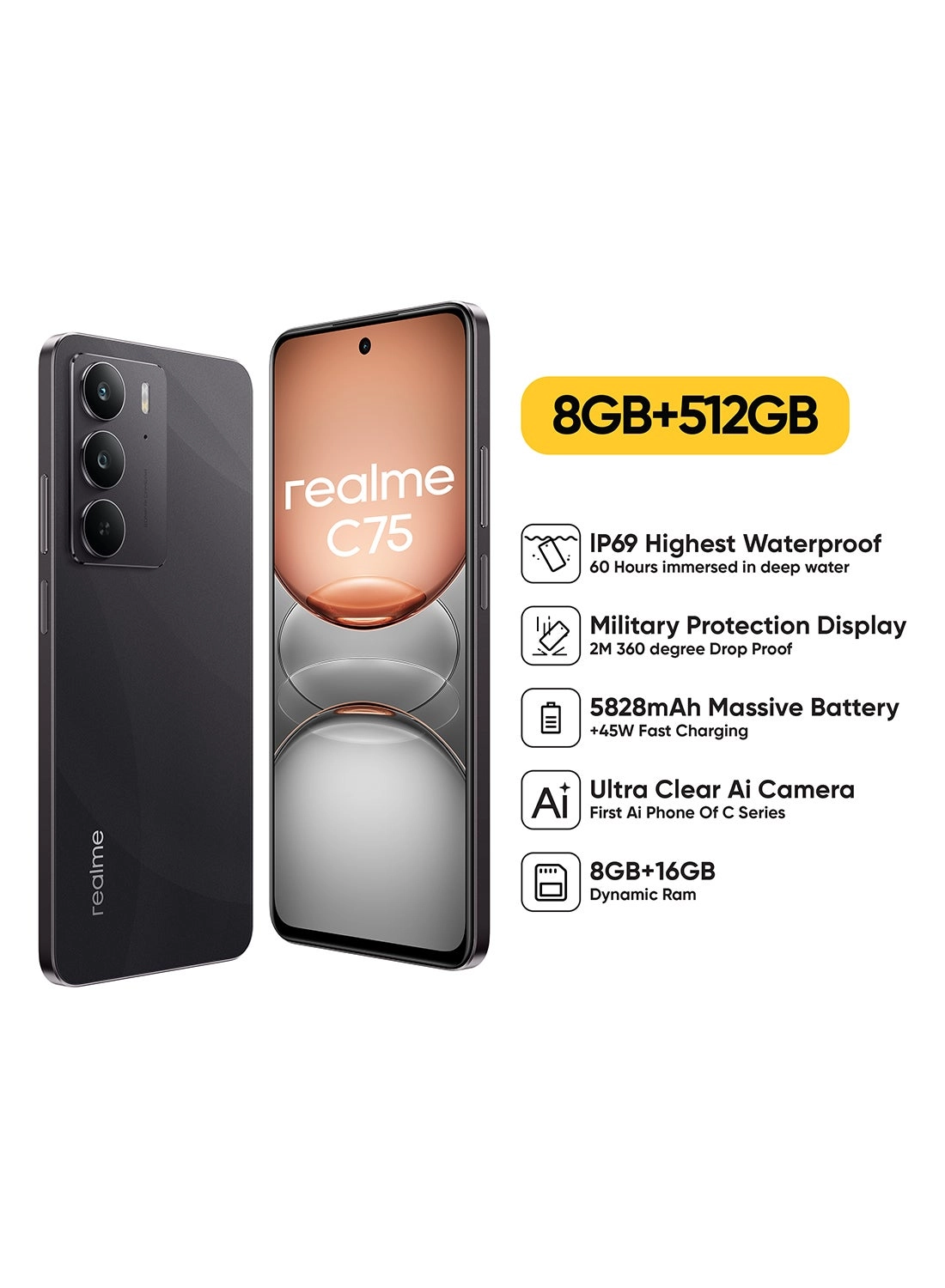 realme C75 - 8GB 512GB