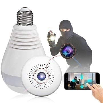 Wireless Bulb 360 IP WiFi Camera 1080P