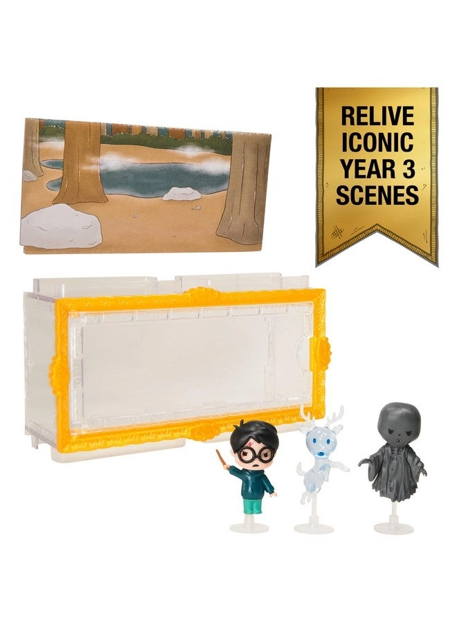 Micro Magical Moments Year 3 Figure Set - Harry Potter - Harry + Stag Patronus + Dementor 3 pcs