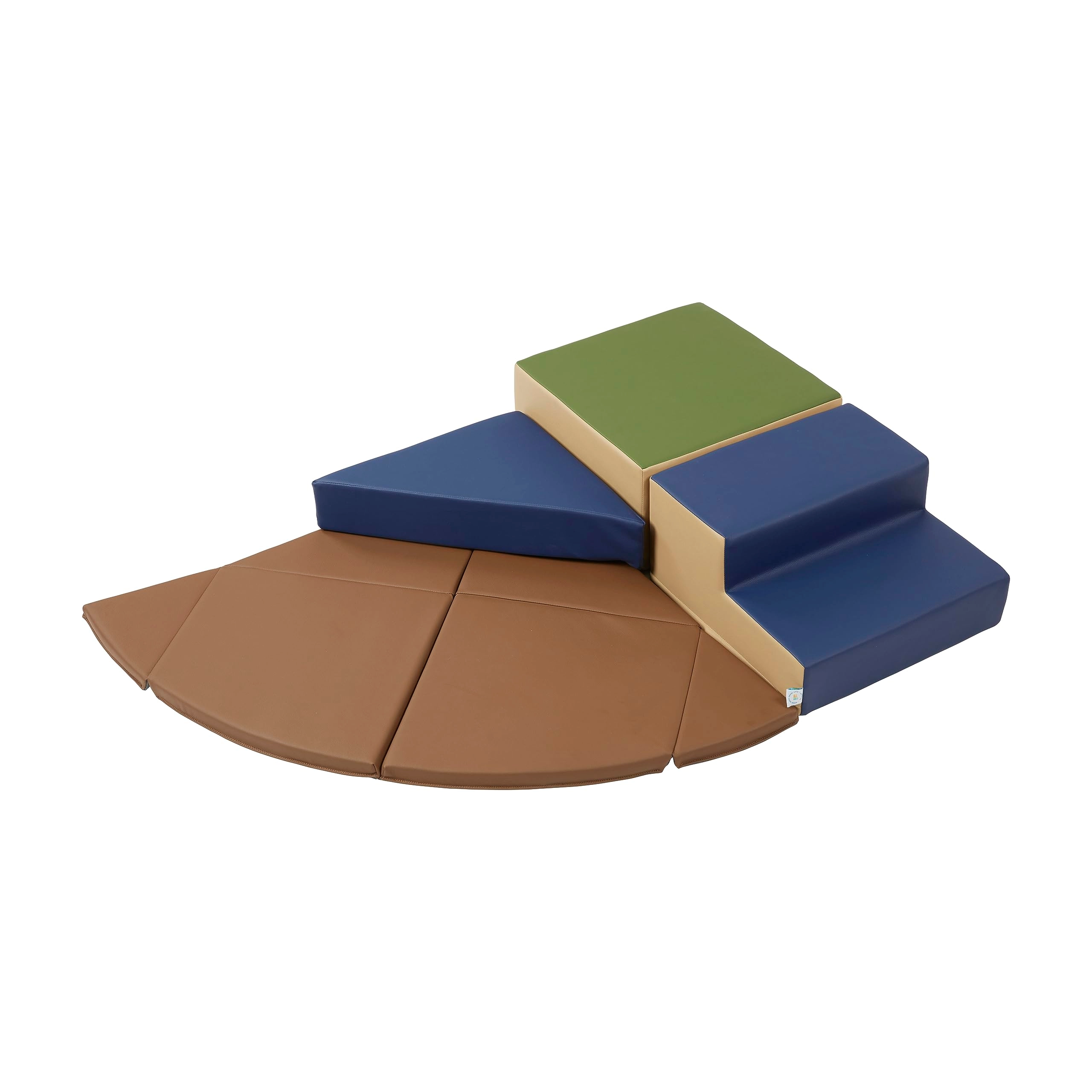 ECR4Kids SoftZone Junior Adventurer's Summit Slide - 48" L x 32" W x 8" H 4-Piece